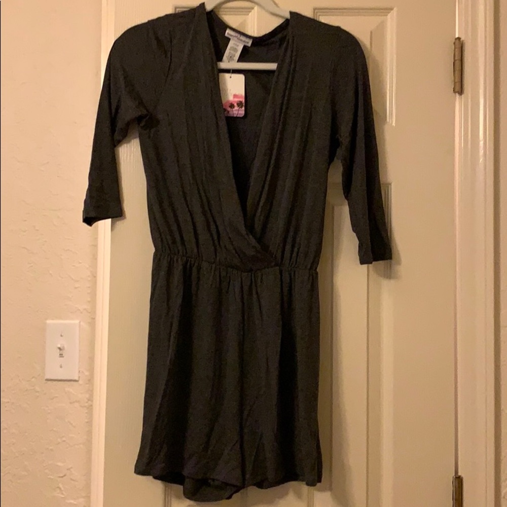 Charcoal romper